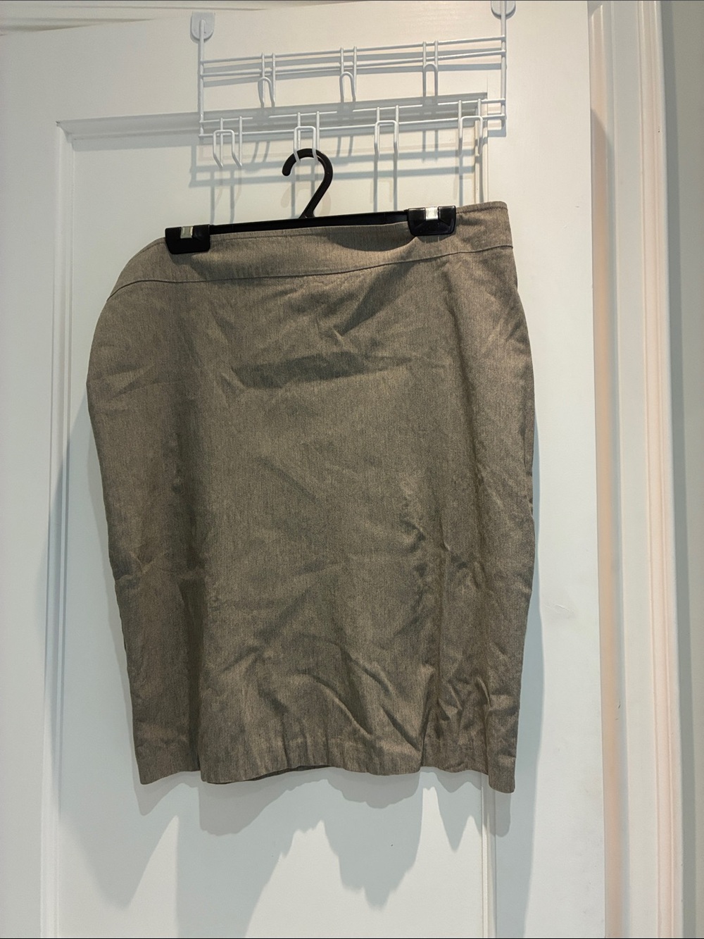 Avenue Montaigne Grey Stretch Pull-On Pencil Skirt Size 12 👵MT